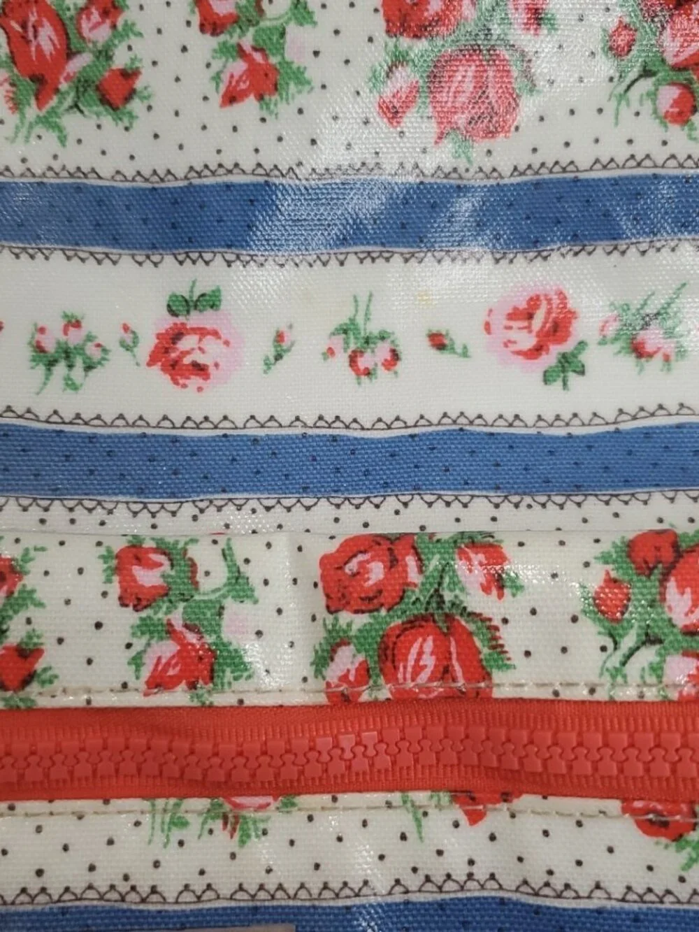 Cath Kidston White Pink Floral Rucksack Oil Cloth 15 Inches Backpack London